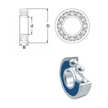 4 mm x 9 mm x 4 mm  ZEN 684-2RS deep groove ball bearings