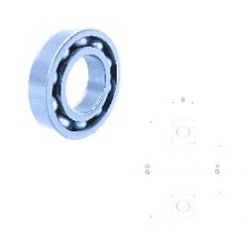 17 mm x 40 mm x 12 mm  Fersa 6203-2RS deep groove ball bearings