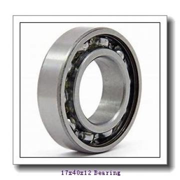17 mm x 40 mm x 12 mm  NACHI 7203C angular contact ball bearings